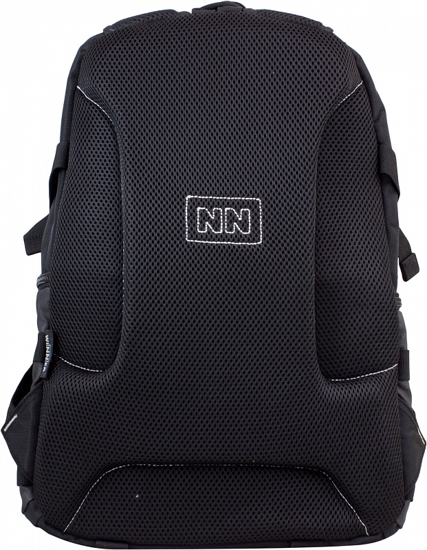 Рюкзак черный со слотами для USB и наушников  